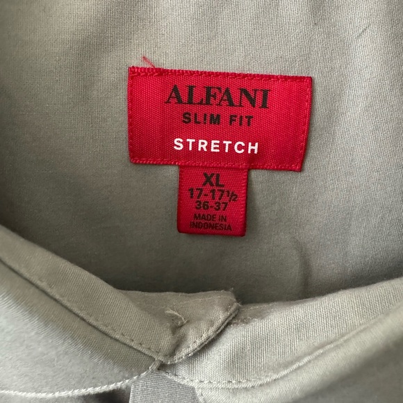 ❤️ALFANI Slim Fit Stretch Men's Button-Down Shirt XL 17- 17.5  36-37. 3 for $18 - Picture 5 of 6